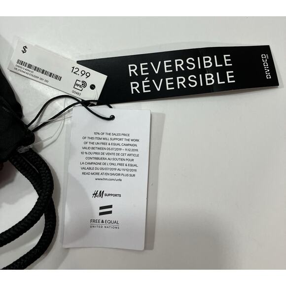 Drawstring Backpack With Reversible Sequin Pattern NWT - Picture 4 of 6